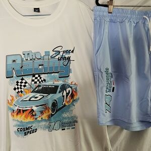 Othr White Racing Graphic Tee